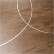 Michael Amini Villa Cherie Wood Oval Dining Table in Hazelnut Brown
