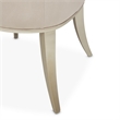 Michael Amini Villa Cherie Velvet Dining Arm Chair in Hazelnut Brown