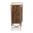 Michael Amini Villa Cherie Wood & Marble Sideboard in Hazelnut Brown