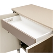 Michael Amini Villa Cherie Wood & Marble Sideboard in Hazelnut Brown