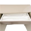 Michael Amini Villa Cherie Wood & Marble Sideboard in Hazelnut Brown