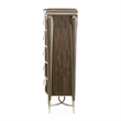 Michael Amini Villa Cherie Wood Highboy Chest in Hazelnut Brown