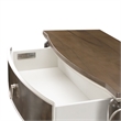 Michael Amini Villa Cherie Wood Highboy Chest in Hazelnut Brown