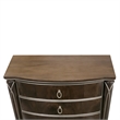 Michael Amini Villa Cherie Wood Highboy Chest in Hazelnut Brown