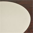 Michael Amini Paris Chic Round Wood & Marble Dining Table in Porcelain/Espresso