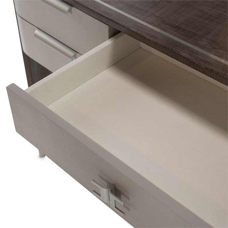 Michael Amini Roxbury Park Wood Vanity with Mirror in Slate Ash