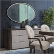 Michael Amini Roxbury Park Wood Dresser with Mirror Set in Slate Ash