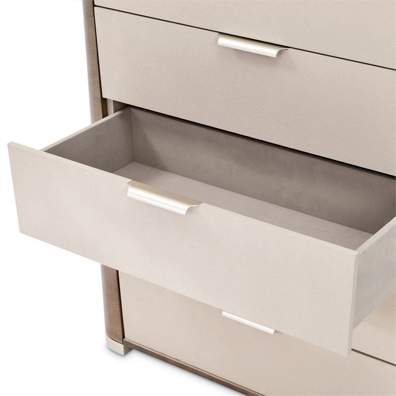 Michael Amini Roxbury Park 6-Drawer Chest - Slate Wood