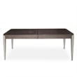 Michael Amini Roxbury Park Rectangular Wood Dining Table in Slate Ash