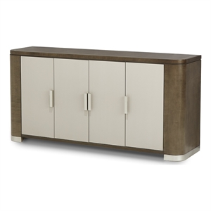 Michael Amini Roxbury Park 70&quotW Wood Sideboard in Slate Ash Finish