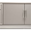 Michael Amini Roxbury Park Wood & Marble Media Cabinet in Slate Ash