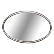 Michael Amini Roxbury Park Wood Wall Mirror in Slate Ash/Brushed Nickel