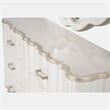 Michael Amini London Place Dresser with Mirror - Creamy Pearl