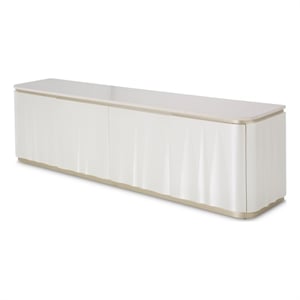 Michael Amini London Place Media Cabinet - Creamy Pearl