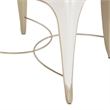 Michael Amini London Place Rectangular End Table - Creamy Pearl