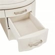 MICHAEL AMINI London Place Transitional Wood Desk in Creamy Pearl