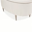 MICHAEL AMINI London Place Transitional Wood Desk in Creamy Pearl