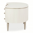 MICHAEL AMINI London Place Transitional Wood Desk in Creamy Pearl