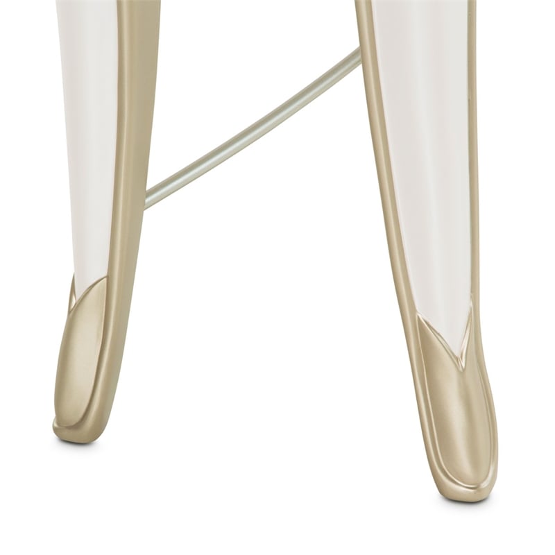 Michael Amini London Place Console Table - Creamy Pearl