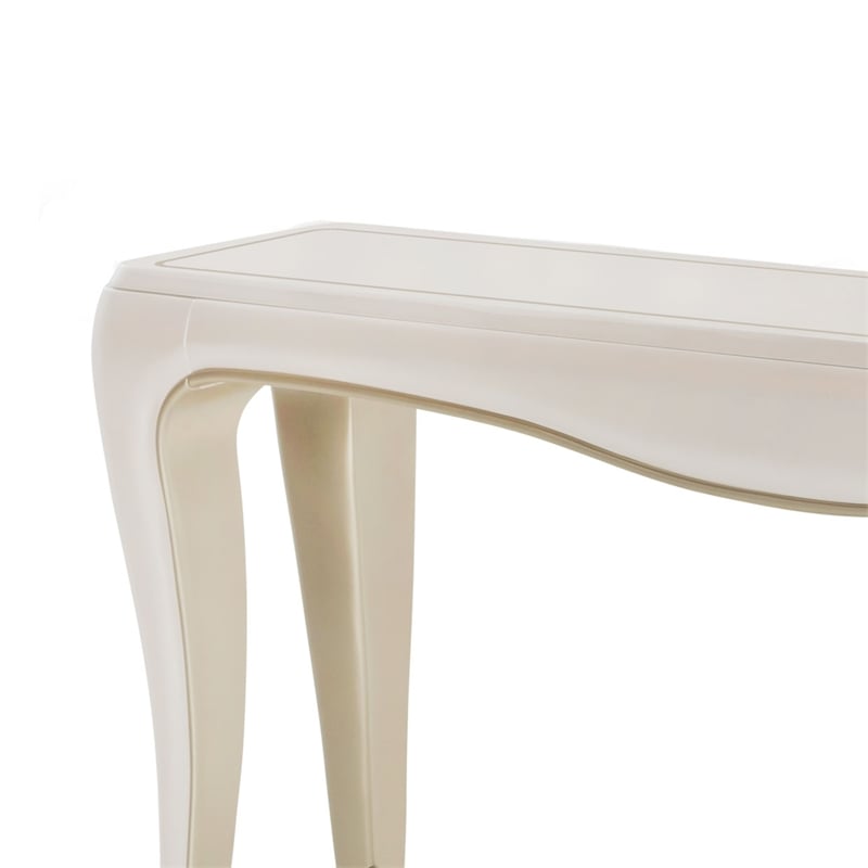 Michael Amini London Place Console Table - Creamy Pearl