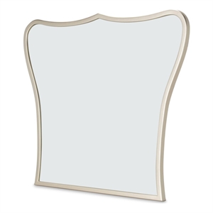 Michael Amini London Place Vanity Mirror - Platinum/Creamy Pearl