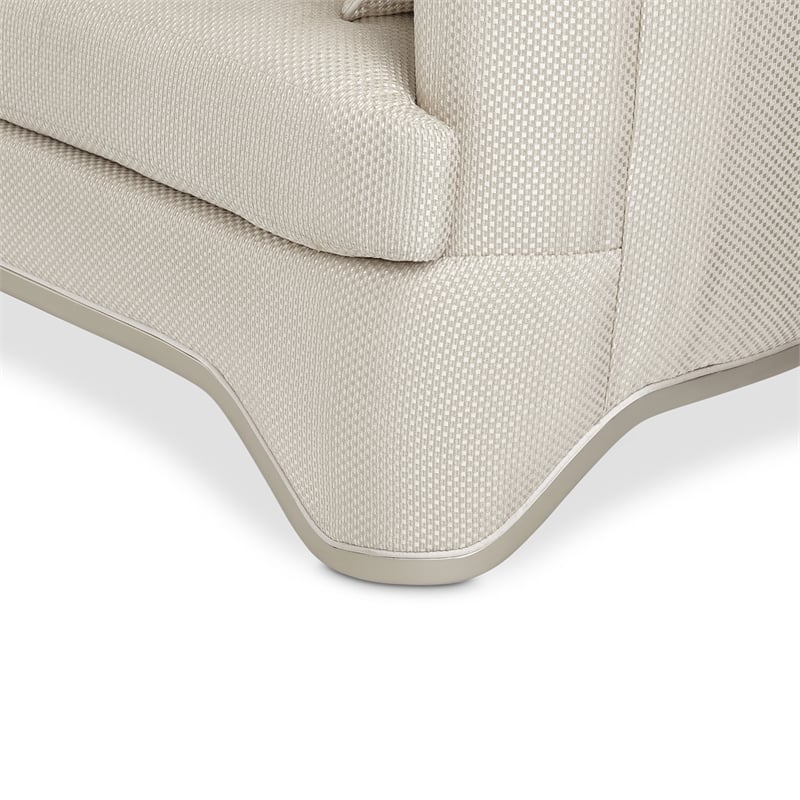 Michael Amini London Place Sofa - Champagne/Platinum