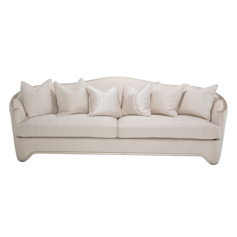 Michael Amini London Place Sofa - Champagne/Platinum