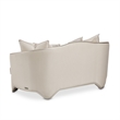 Michael Amini London Place Loveseat - Champagne/Platinum