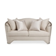 Michael Amini London Place Loveseat - Champagne/Platinum
