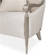 Michael Amini London Place Accent Chair - Porcelain/Platinum