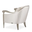 Michael Amini London Place Accent Chair - Porcelain/Platinum