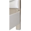 Michael Amini Malibu Crest Queen Scalloped Panel Bed - Porcelain/Chardonnay