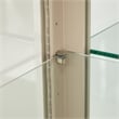 Michael Amini Malibu Crest Wood & Glass Display Cabinet - Chardonnay