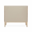 Michael Amini Malibu Crest Wood & Marble 3-Drawer Nightstand - Blush