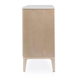 Michael Amini Malibu Crest Wood & Marble Dresser - Blush/Chardonnay