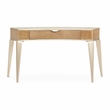 Michael Amini Malibu Crest Wood Vanity/Writing Desk - Blush