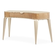 Michael Amini Malibu Crest Wood Vanity/Writing Desk - Blush