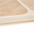 Michael Amini Malibu Crest Rectangular Wood Dining Table - Blush/Chardonnay