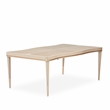 Michael Amini Malibu Crest Rectangular Wood Dining Table - Blush/Chardonnay
