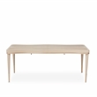 Michael Amini Malibu Crest Rectangular Wood Dining Table - Blush/Chardonnay