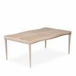 Michael Amini Malibu Crest Rectangular Wood Dining Table - Blush/Chardonnay