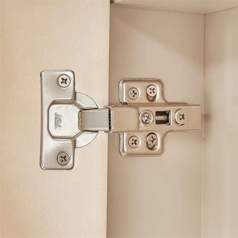 Michael Amini Malibu Crest Wood & Marble Sideboard - Blush