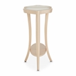 Michael Amini Malibu Crest Glass Top Console Table - Chardonnay