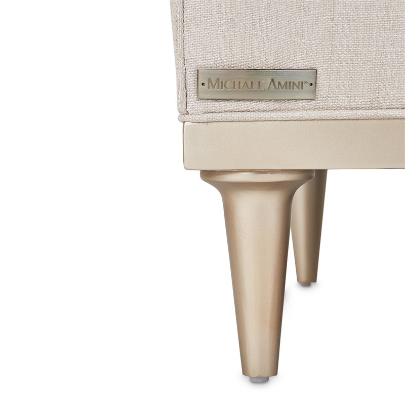 Michael Amini Malibu Crest 3-Piece Sofa - Pearl/Chardonnay