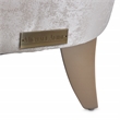 Michael Amini Malibu Crest Sofa - Cloud White/Chardonnay