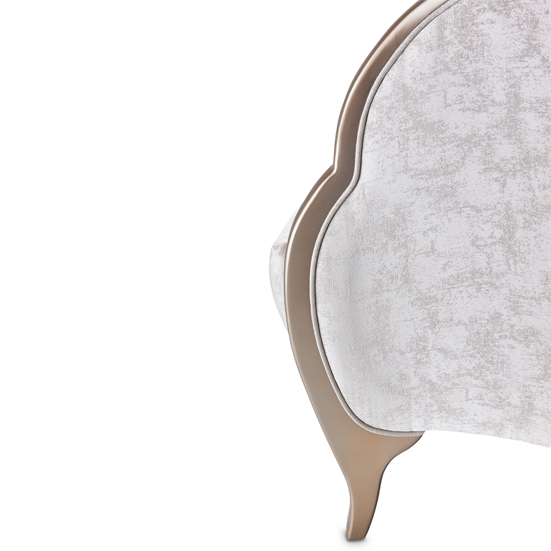 Michael Amini Malibu Crest Sofa - Cloud White/Chardonnay