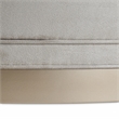 Michael Amini Malibu Crest Faux-Suede  Cocktail Ottoman - Doeskin/Chardonnay