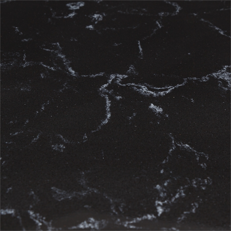 Michael Amini Malibu Crest End Table - Crotch Mahogany