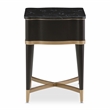 Michael Amini Malibu Crest End Table - Crotch Mahogany