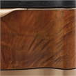 Michael Amini Malibu Crest End Table - Crotch Mahogany